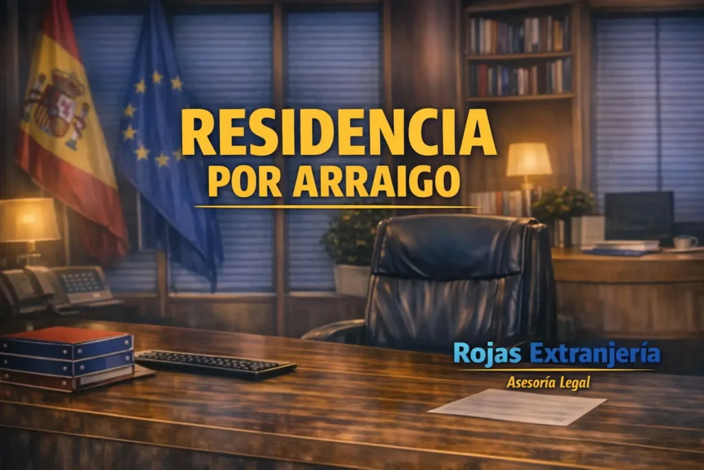 Tipos de Arraigo España Rojas extranjería
